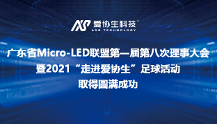 广东省Micro-LED联盟第一届第八次理事大会暨2021“走进3118云顶集团官网生”足球活动获得圆满成功